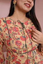 Ziya Handblock Cotton Feeding - Friendly Maternity |Noor All us womenALL US WOMENmaternity and feeding